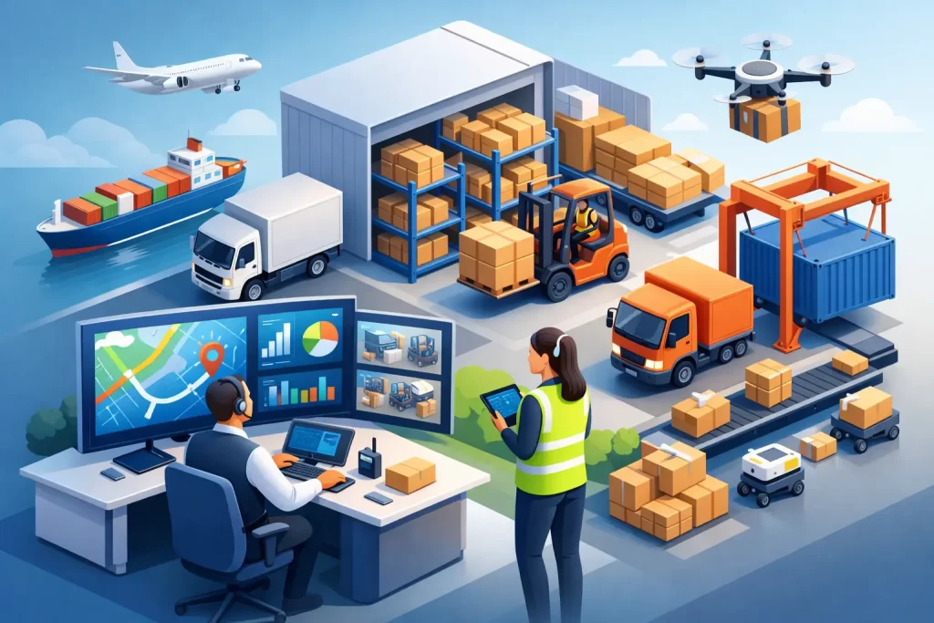 Supervision opérationnelle logistique efficace