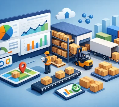 Tableau de bord logistique entrepôt utile
