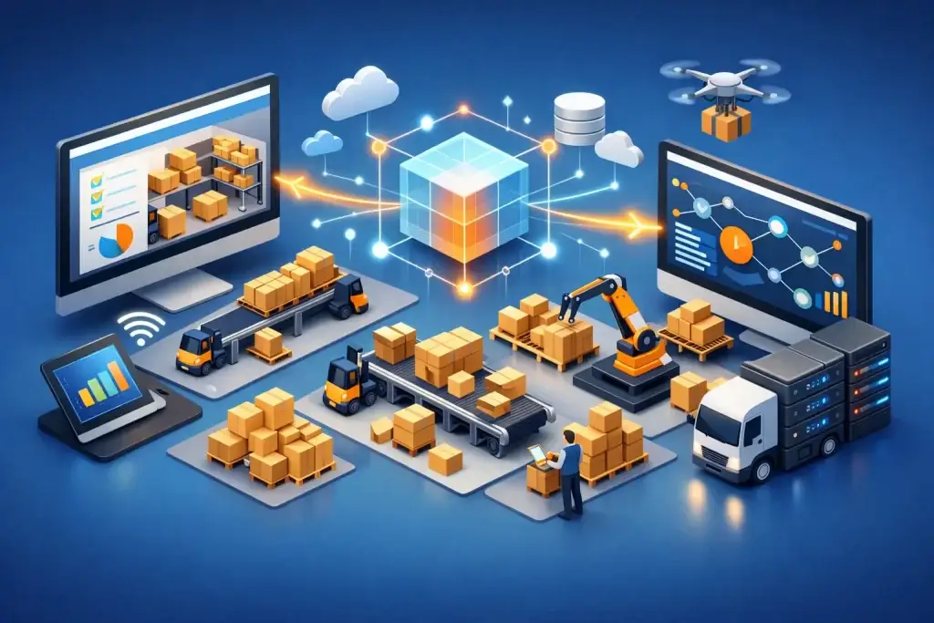 WMS connecté ERP : le vrai levier logistique