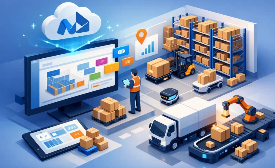 WMS Microsoft Dynamics 365 en entrepôt