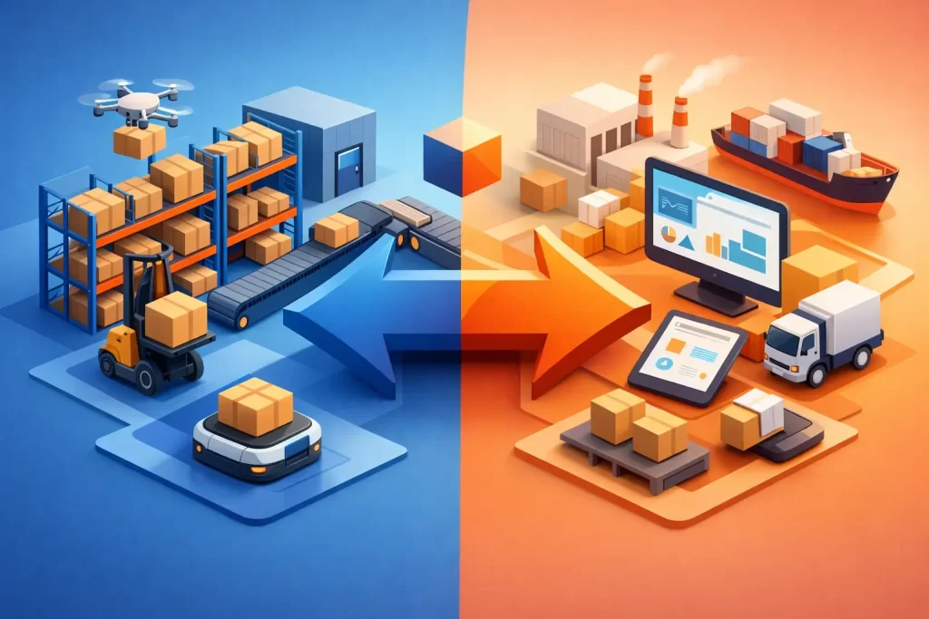 WMS ou ERP logistique : que choisir ?