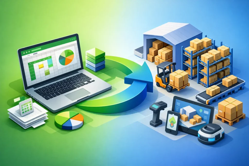 Guide migration Excel vers WMS