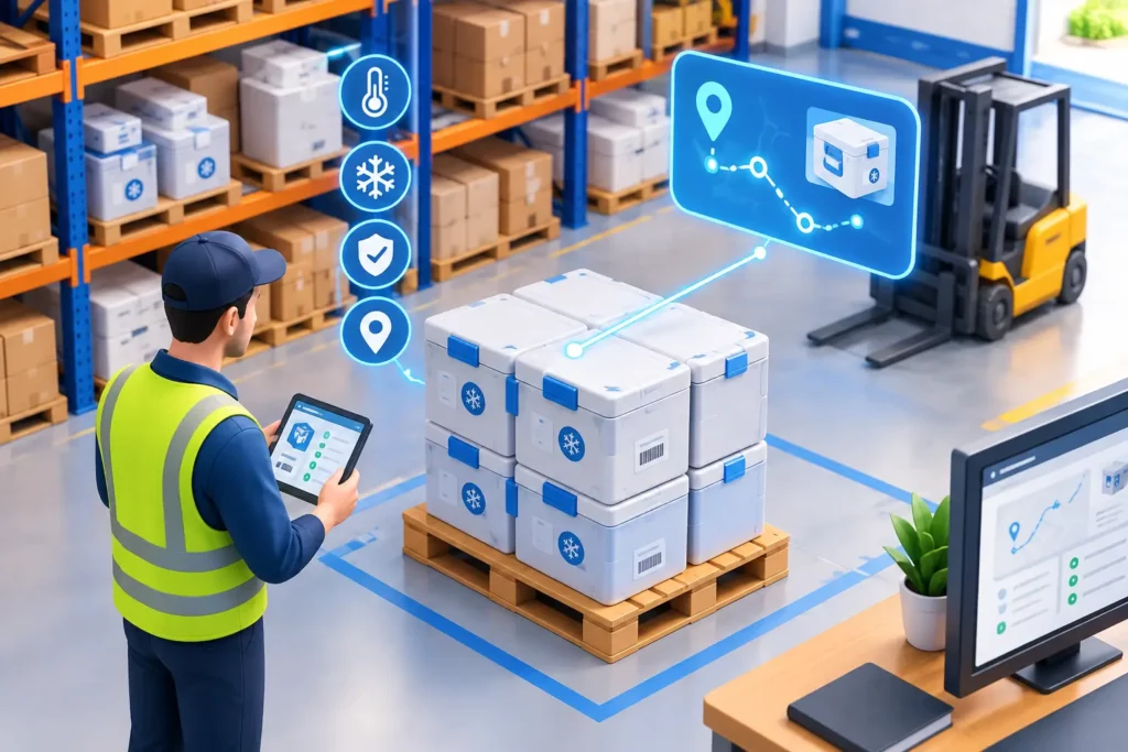 Traçabilité produits sensibles en entrepôt