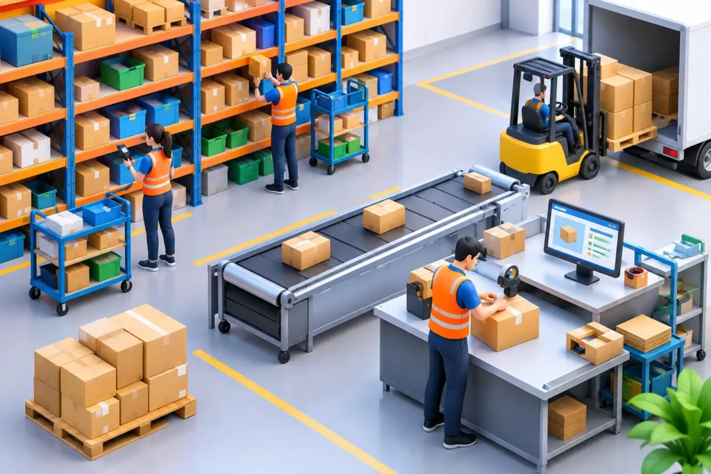 Exemple d’optimisation de préparation de commandes