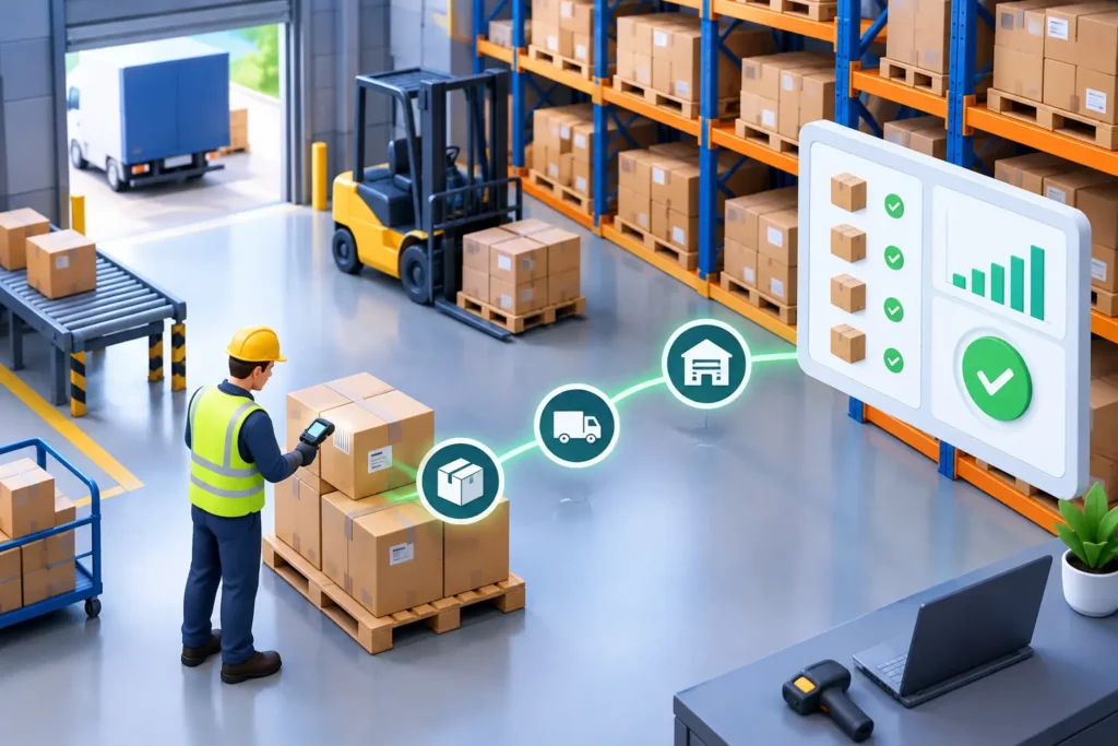 Traçabilité stock entrepôt et réduction des écarts